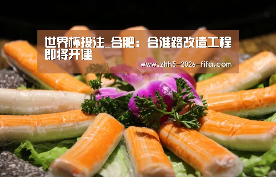 世界杯投注_合肥:合淮路改造工程即将开建(图1) 世界杯投注